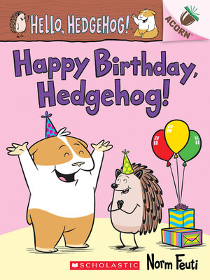 cover image of Happy Birthday, Hedgehog!